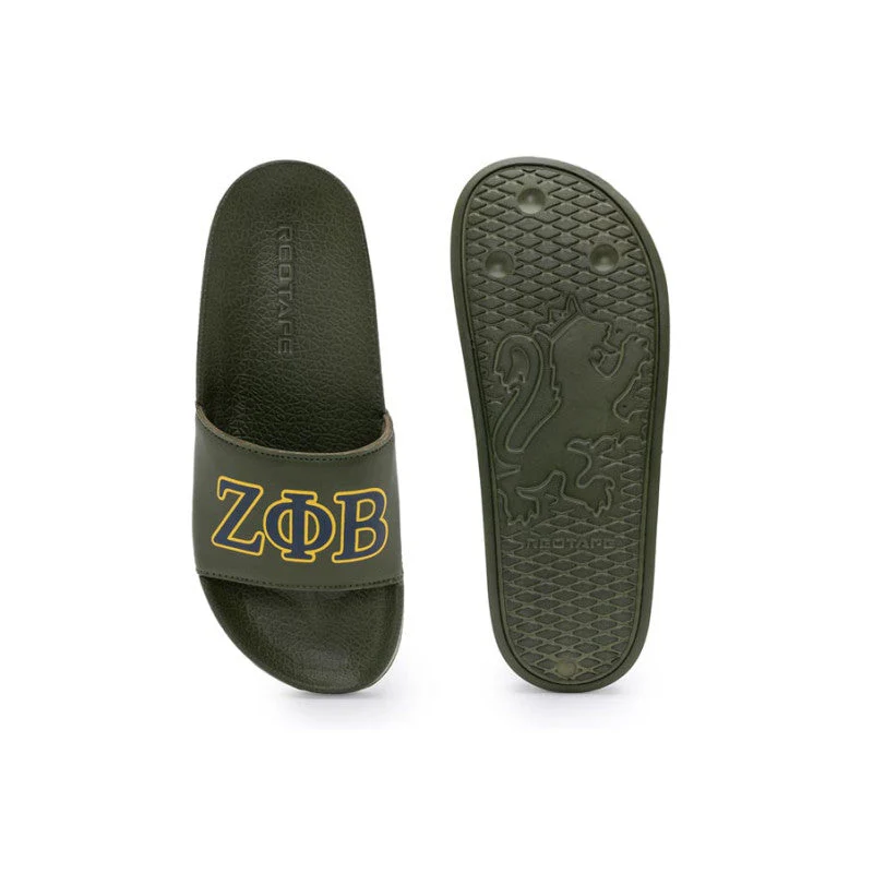 RedTape Men Olive Sliders - Image 6