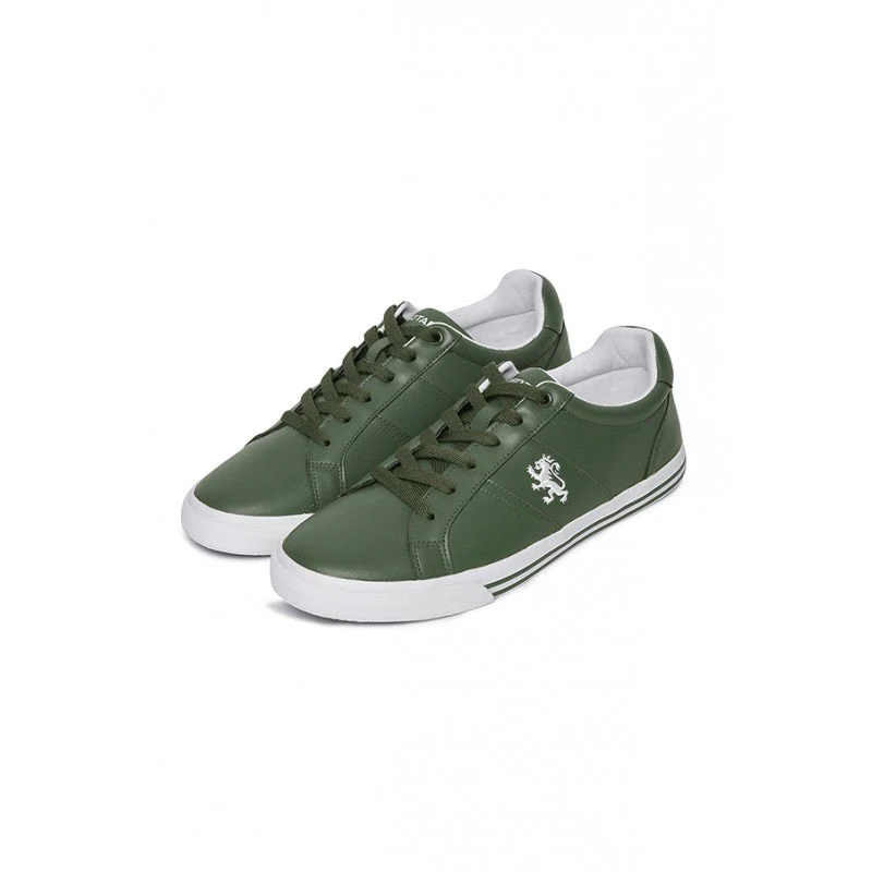 Men Olive Sneakers - Image 4