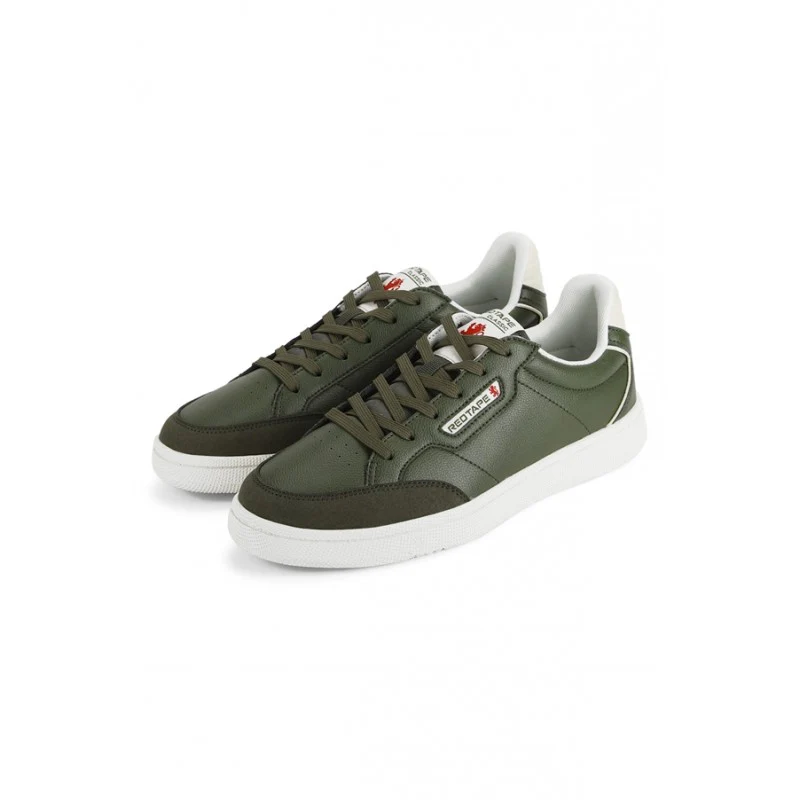Men Olive Sneakers - Image 4
