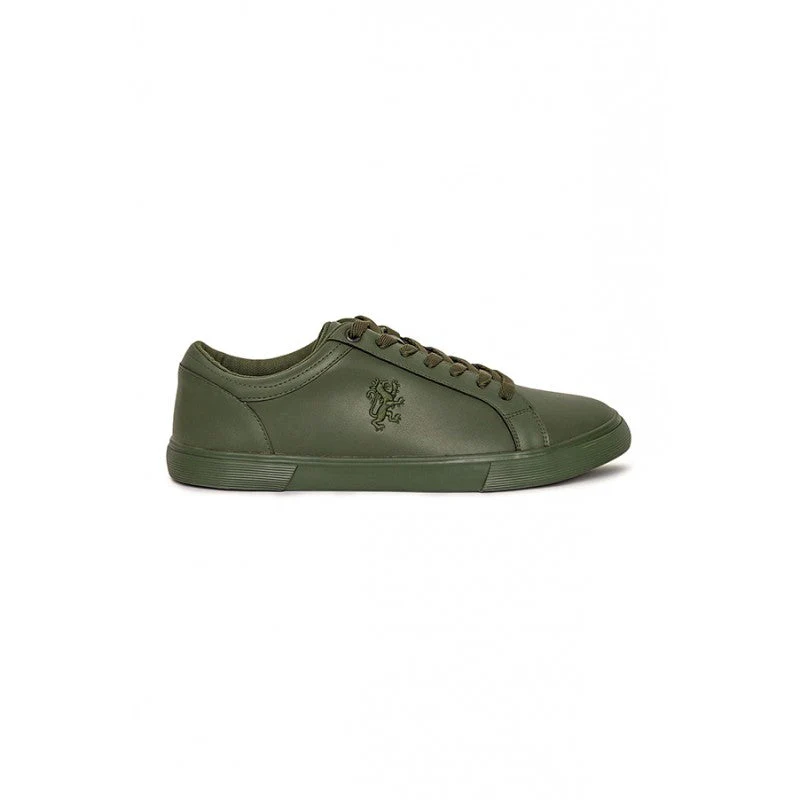Men Olive Sneakers - Image 4