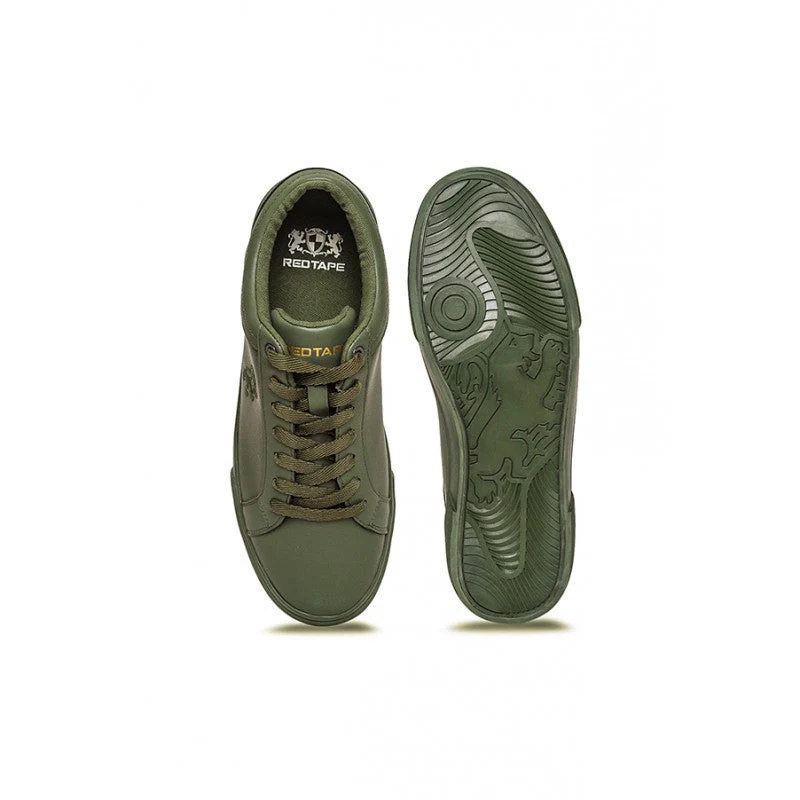 Men Olive Sneakers - Image 6