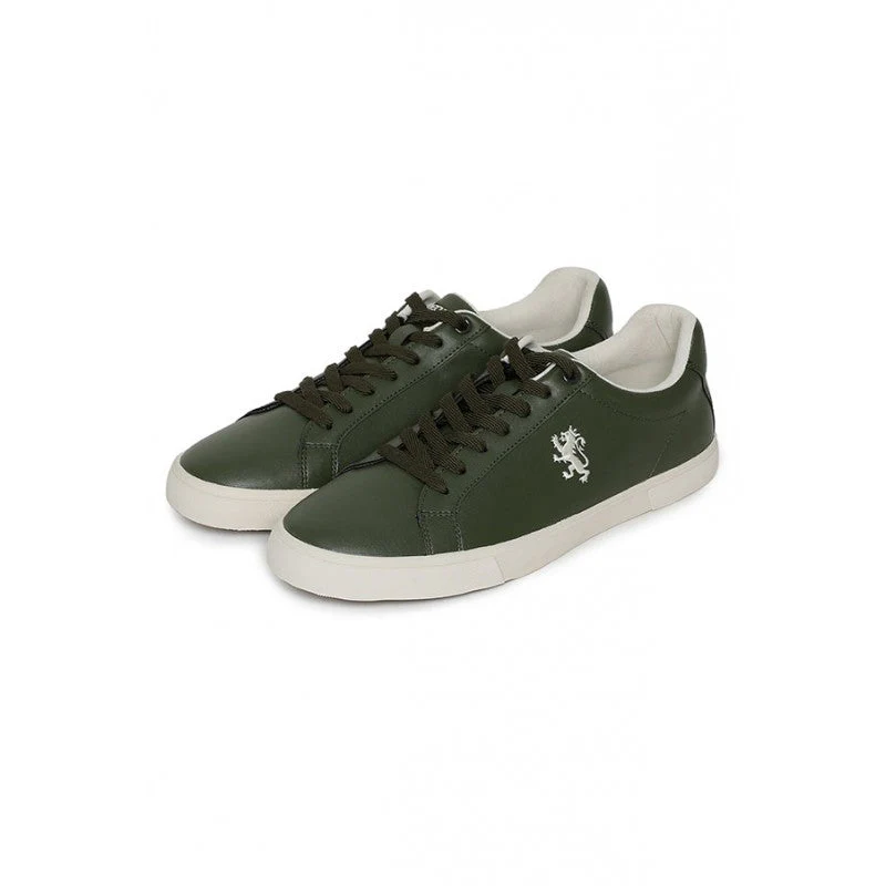 Men Olive Sneakers - Image 4