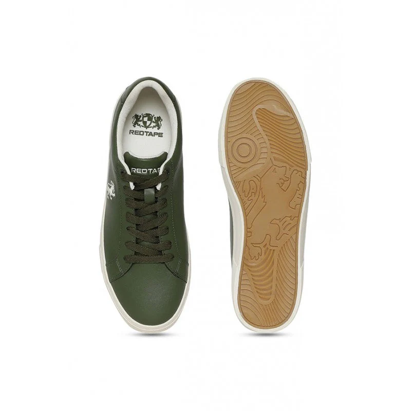 Men Olive Sneakers - Image 5