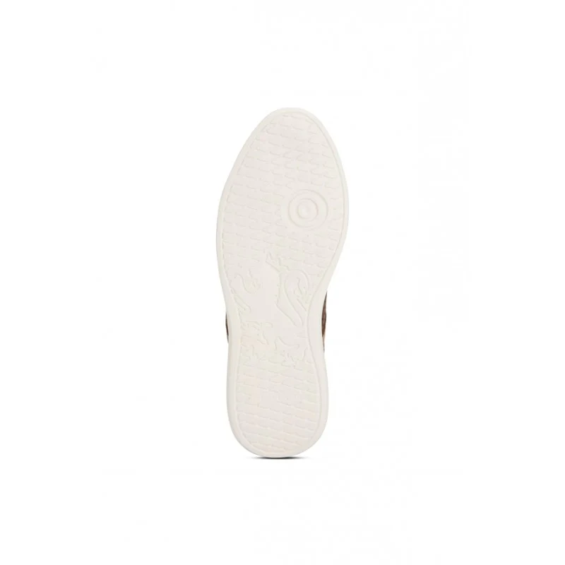 Men Olive & Tan Sneakers - Image 6