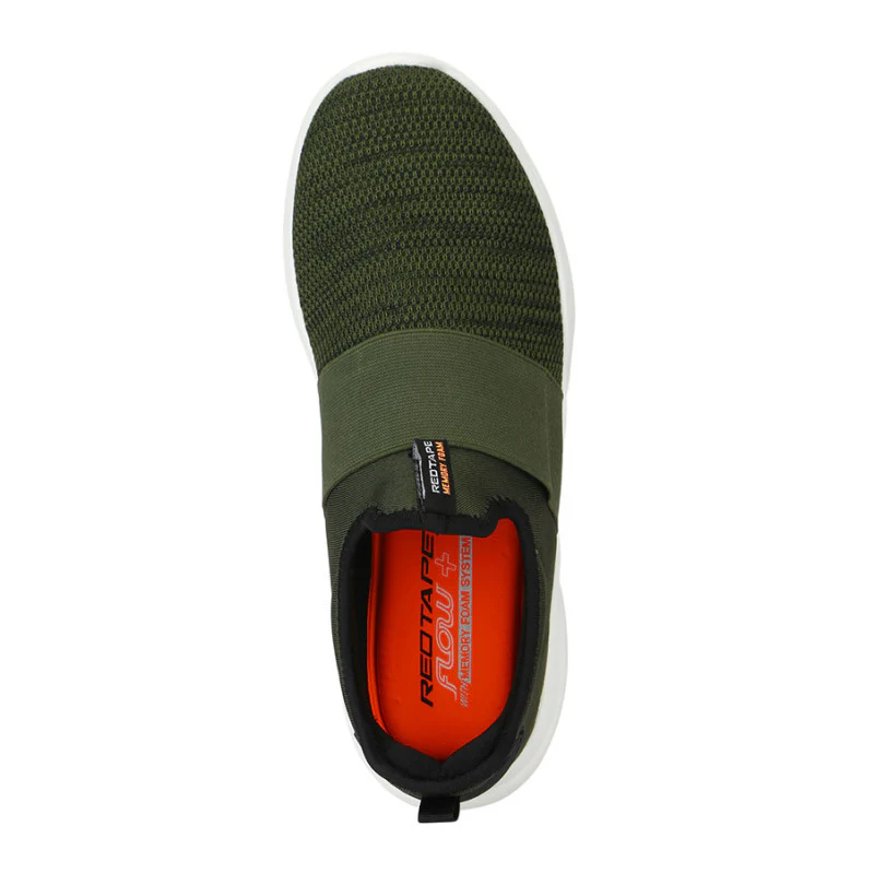 Men Olive Walking Shoes - Image 6
