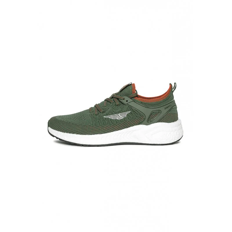 Men Olive Walking Shoes - Image 4