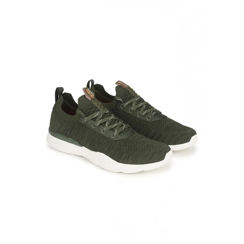 Men Olive Walking Shoes - Image 7