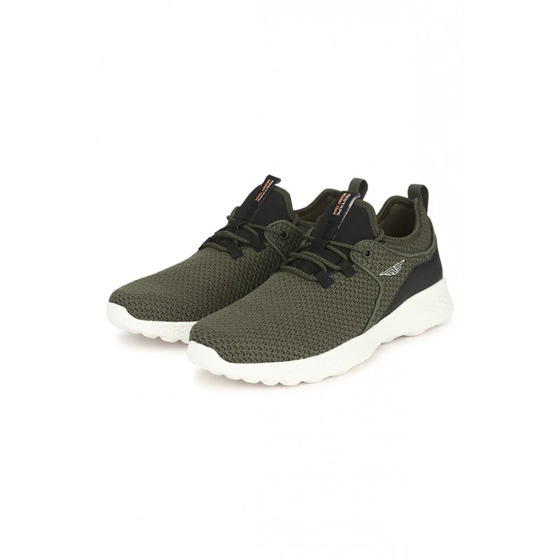 Men Olive Walking Shoes - Image 6