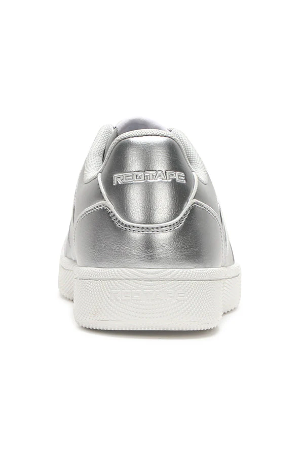 Men Silver Sneakers - Image 6