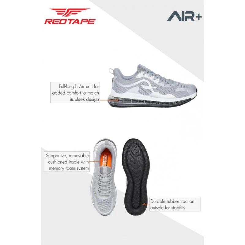 Men Silver Walking Shoes - Image 2