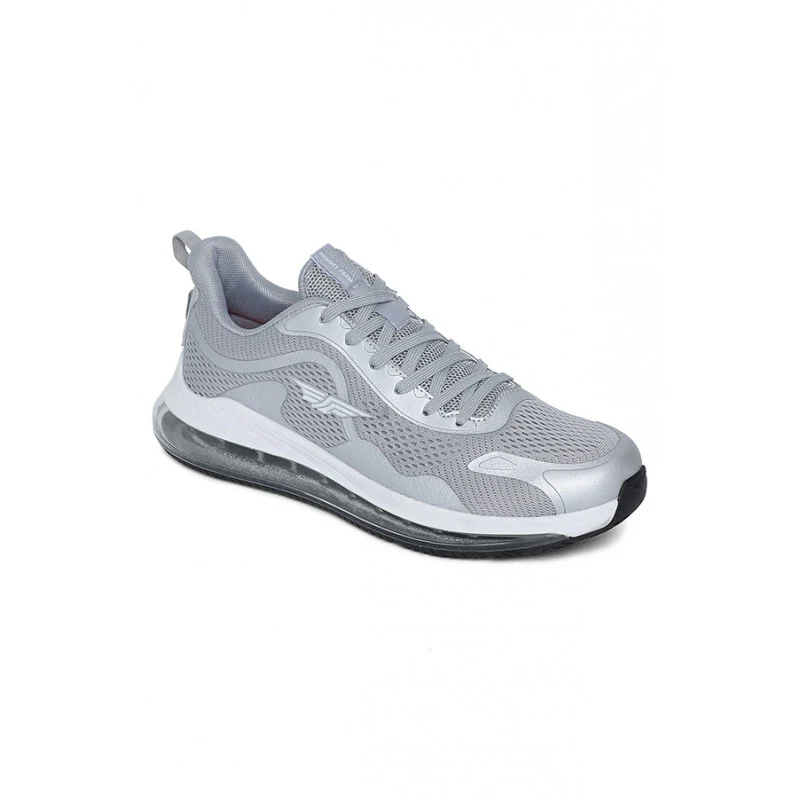 Men Silver Walking Shoes - Image 3