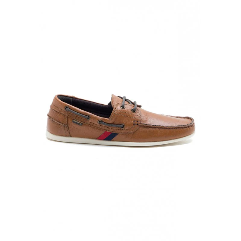 Men Tan Boat Shoes - Image 2