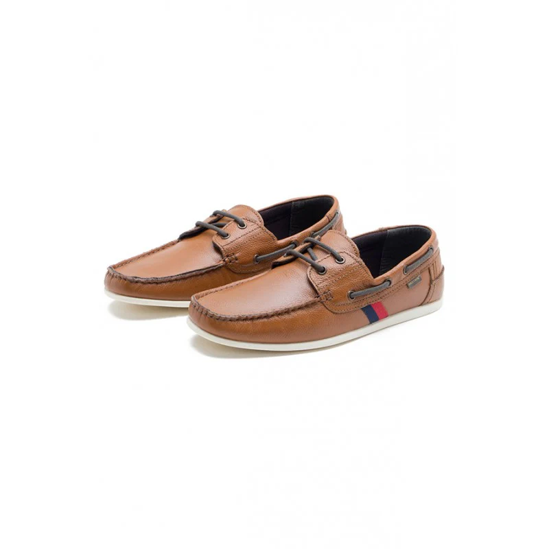 Men Tan Boat Shoes - Image 4