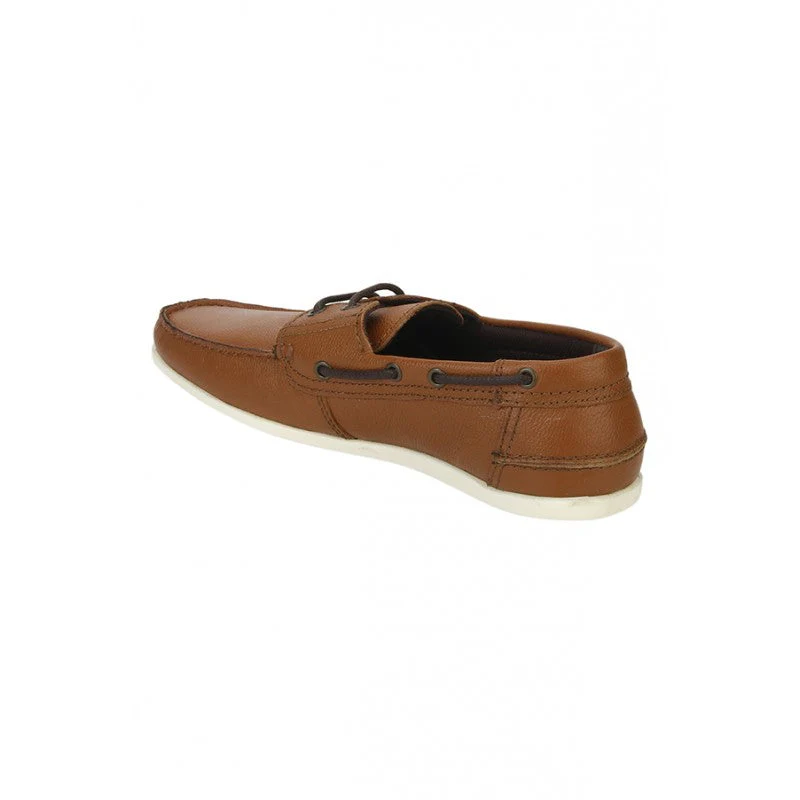 Men Tan Boat Shoes - Image 5