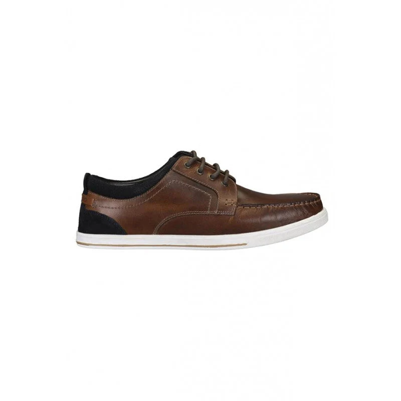 Men Tan Boat Shoes - Image 2
