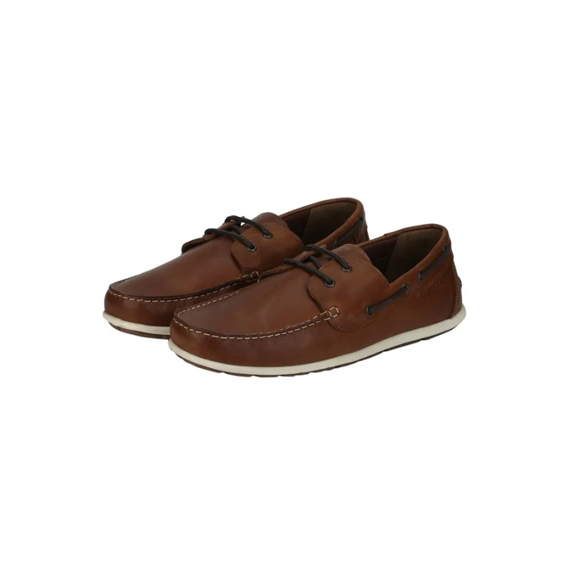Men Tan Boat Shoes - Image 4