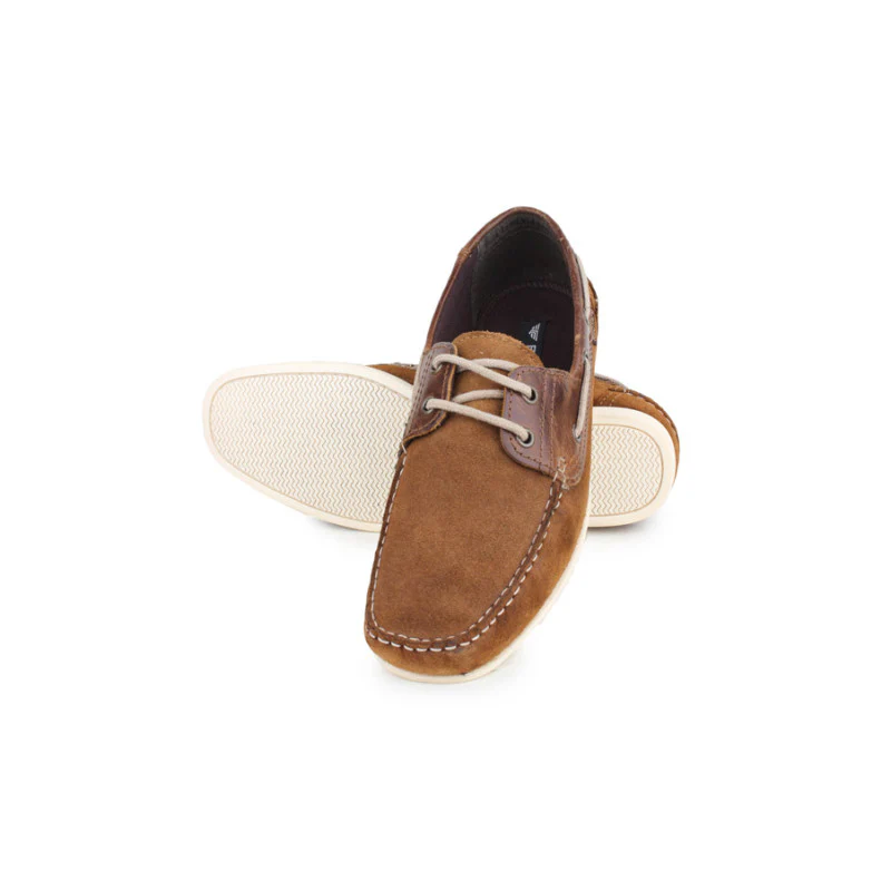 Men Tan Boat Shoes - Image 5