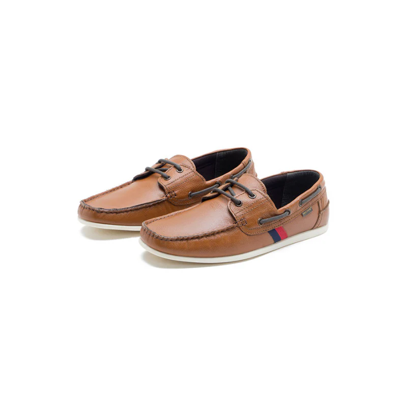 Men Tan Boat Shoes - Image 4
