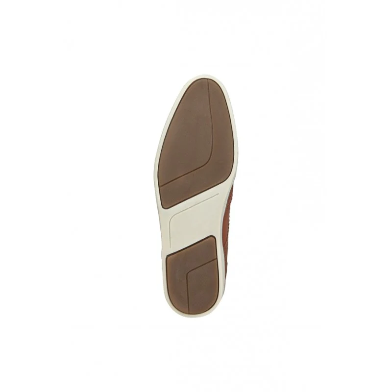 Men Tan Brogue Shoes - Image 6