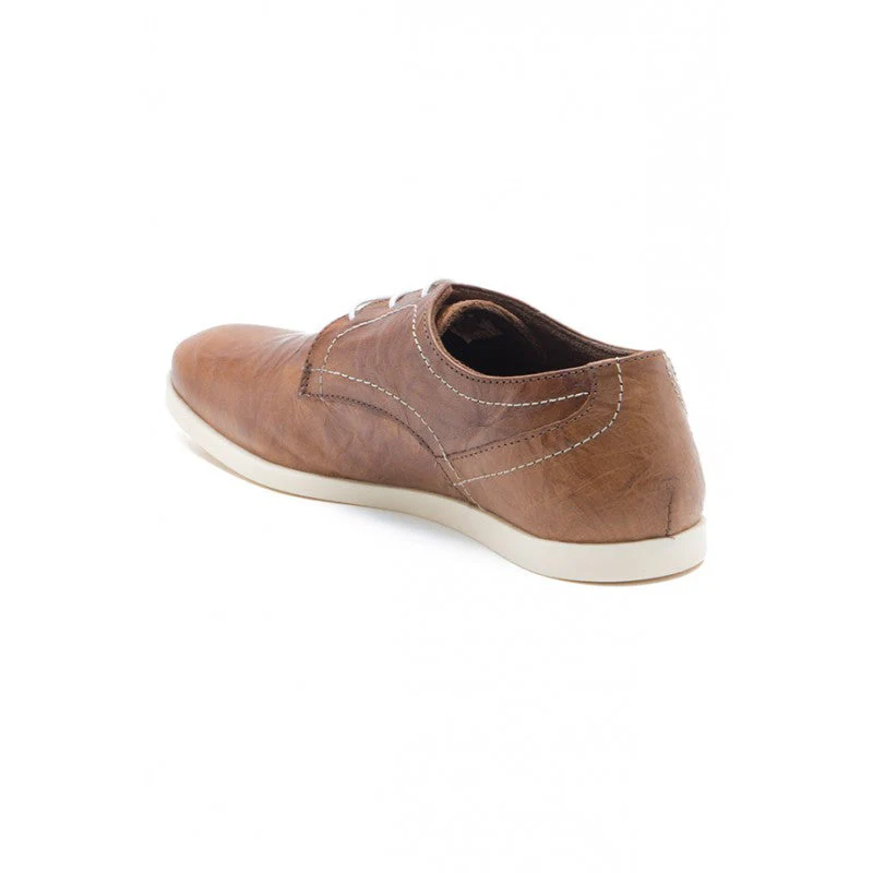 Men Tan Derby Shoes - Image 6