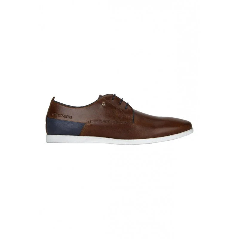 Men Tan Derby Shoes - Image 2