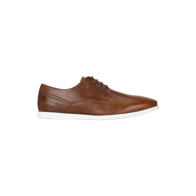 Men Tan Derby Shoes - Image 2