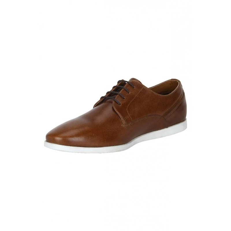 Men Tan Derby Shoes - Image 3