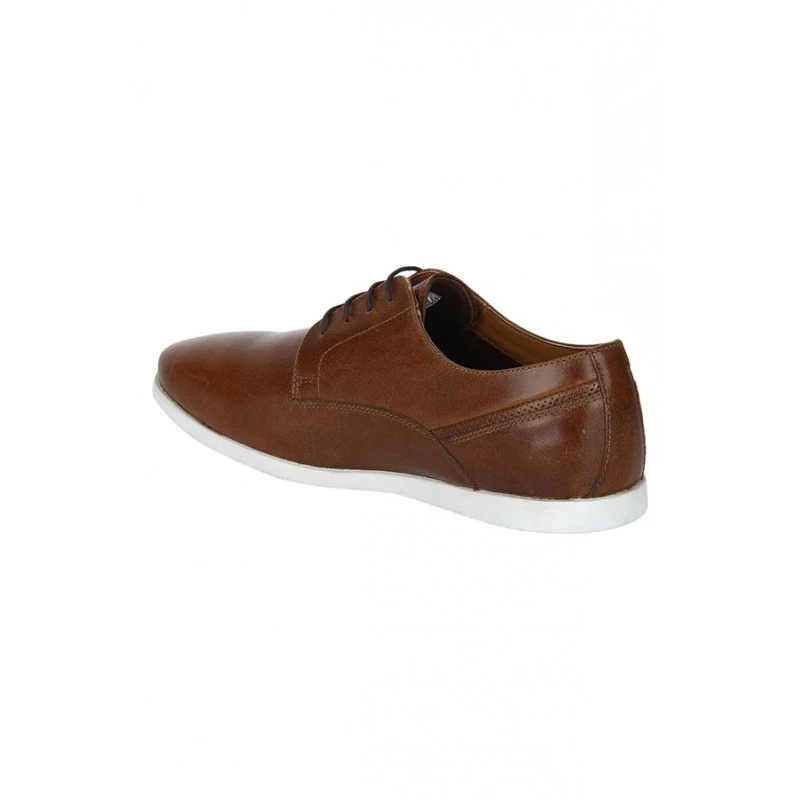 Men Tan Derby Shoes - Image 5