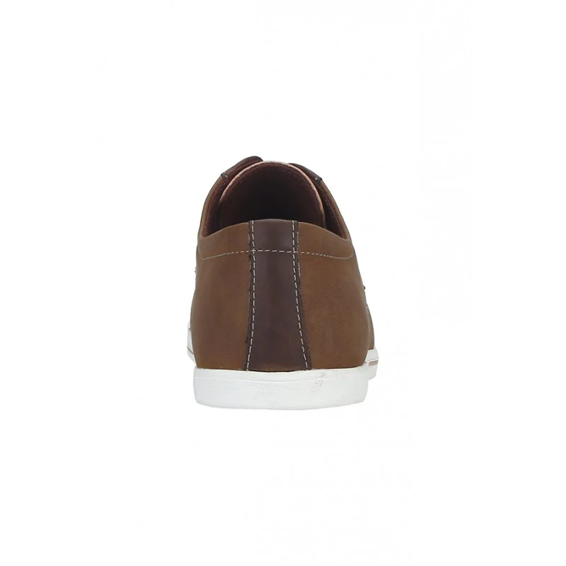 Men Tan Derby Shoes - Image 6