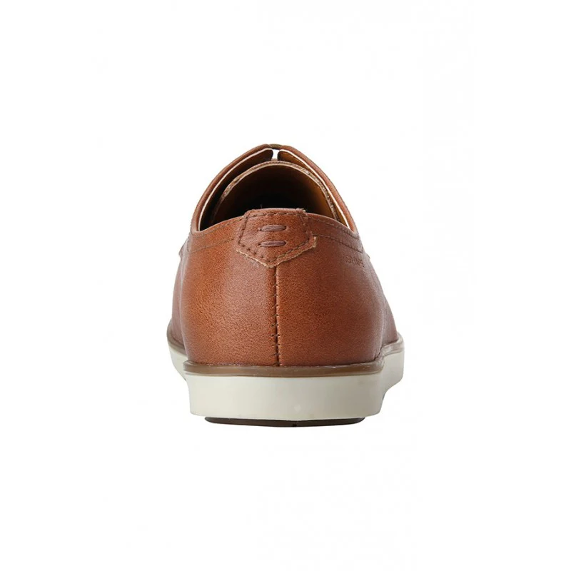 Men Tan Derby Shoes - Image 6