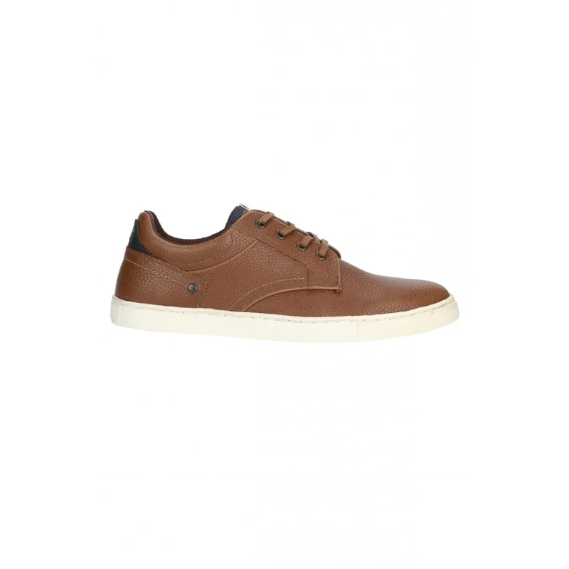 Men Tan Derby Shoes - Image 2