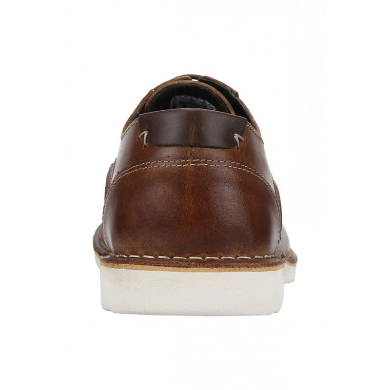 Men Tan Derby Shoes - Image 6