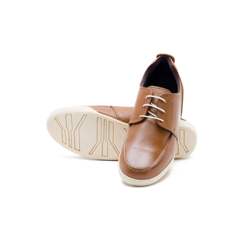 Men Tan Derby Shoes - Image 3