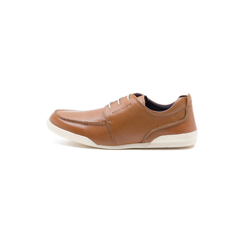 Men Tan Derby Shoes - Image 5