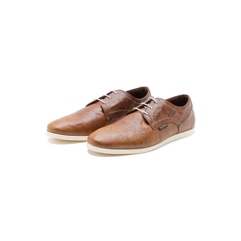 Men Tan Derby Shoes - Image 3