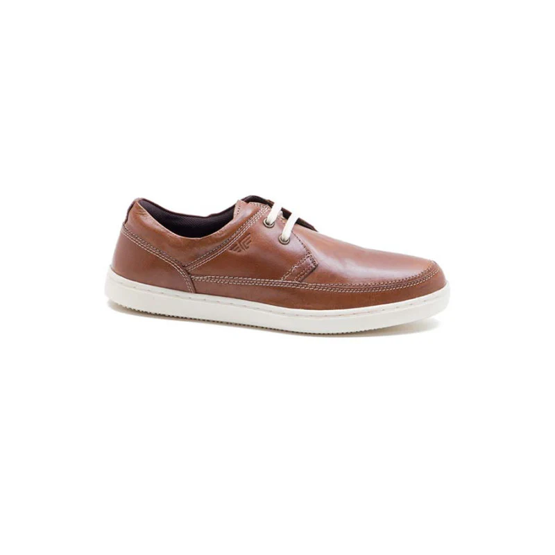Men Tan Derby Shoes - Image 2