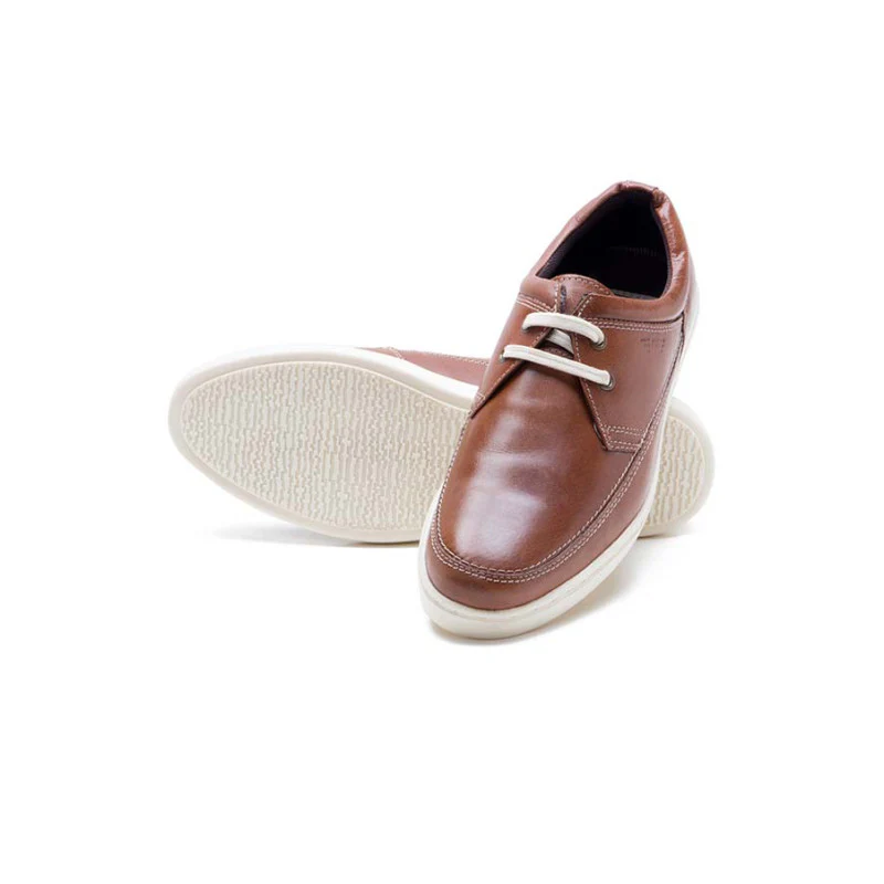 Men Tan Derby Shoes - Image 3
