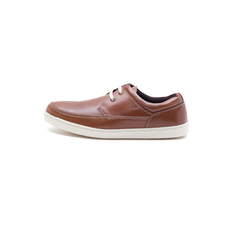 Men Tan Derby Shoes - Image 5