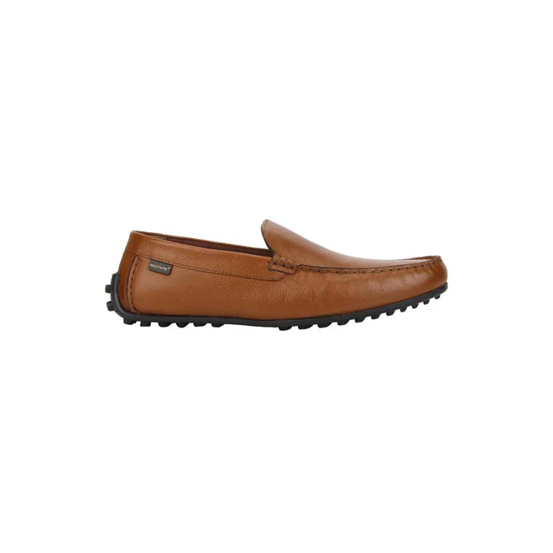 Men Tan Driving Shoes - Image 2