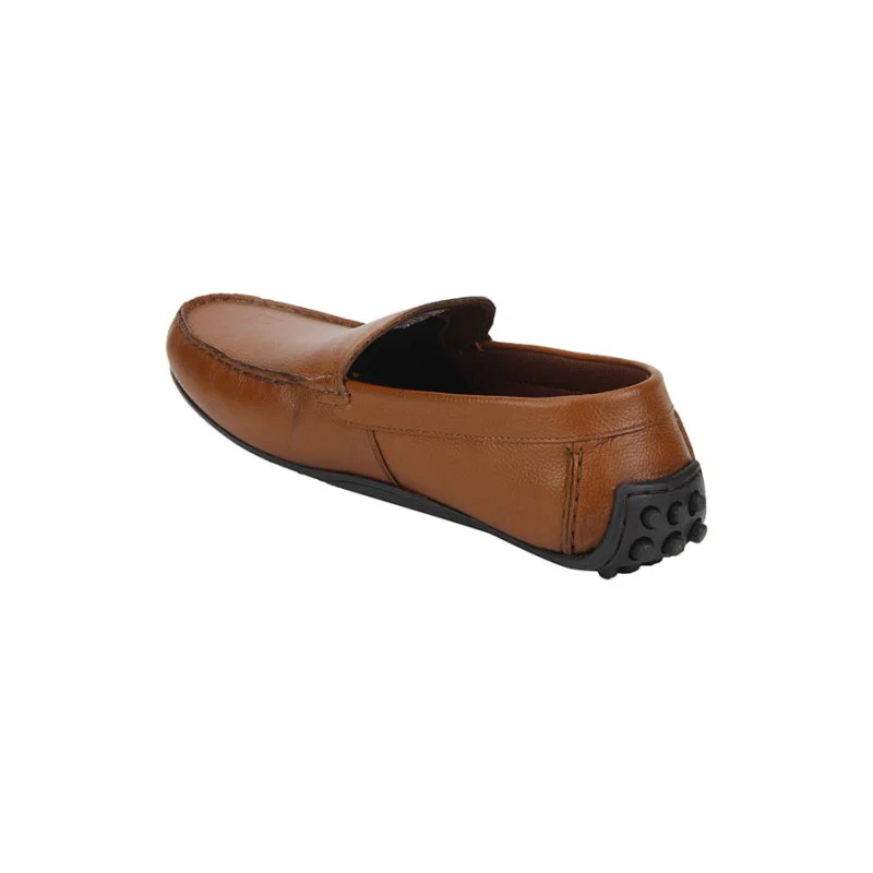 Men Tan Driving Shoes - Image 5