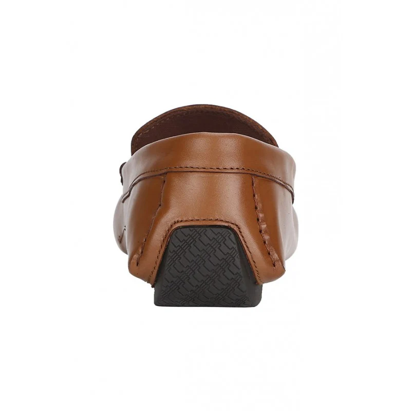 Men Tan Driving Shoes - Image 6