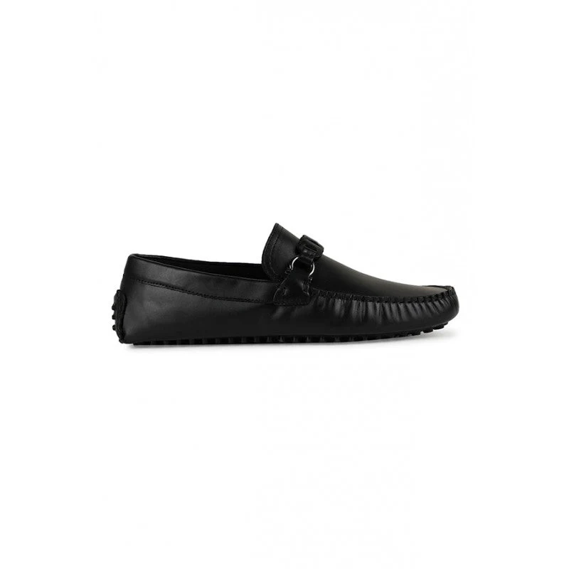Men Black Driving Shoes - Image 3