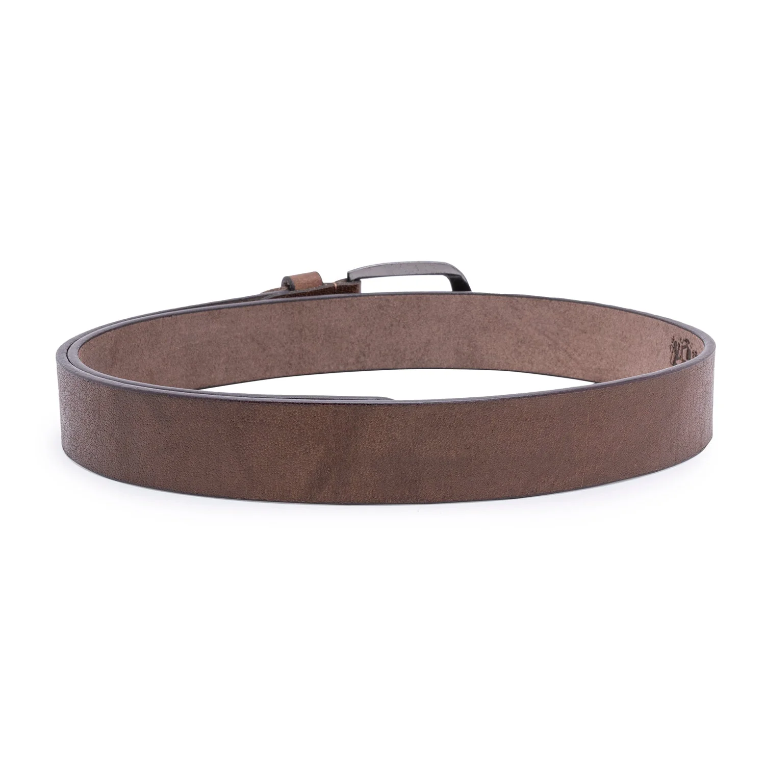 Men Tan Leather Belt - Image 5