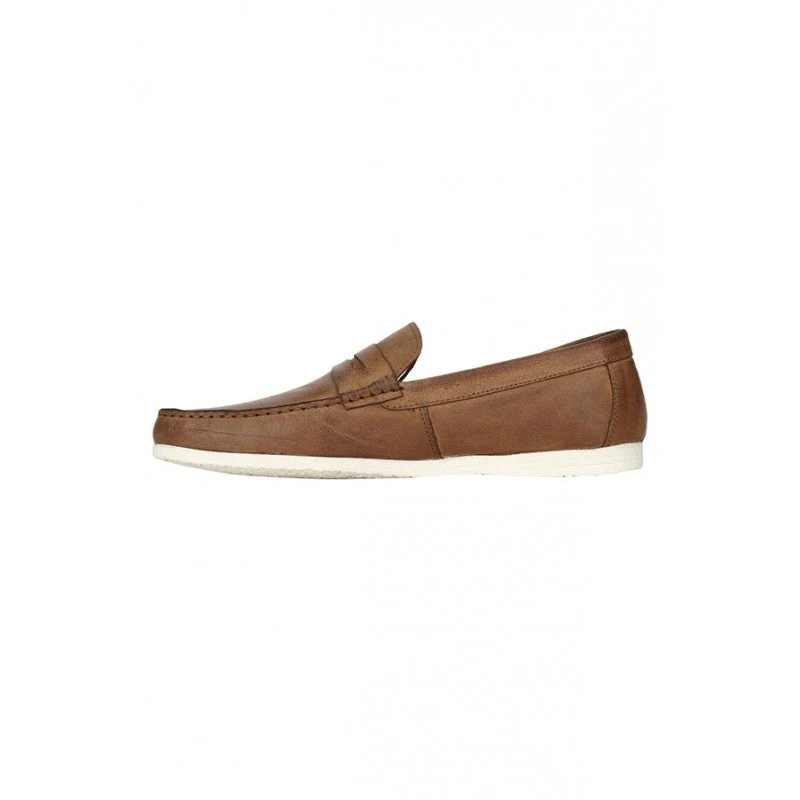 Men Tan Loafers - Image 4