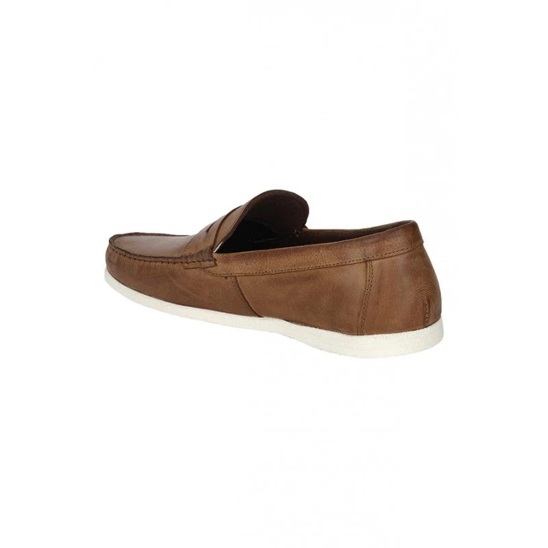 Men Tan Loafers - Image 5