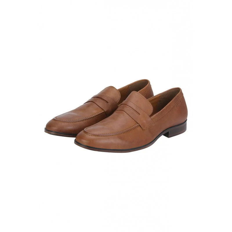 Men Tan Loafers - Image 3