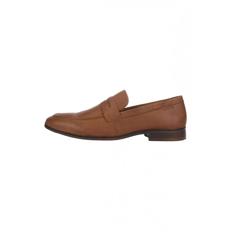 Men Tan Loafers - Image 4