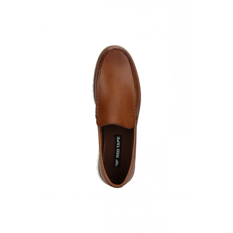 Men Tan Loafers - Image 5