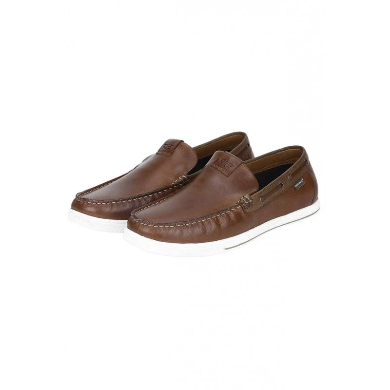 Men Tan Loafers - Image 3