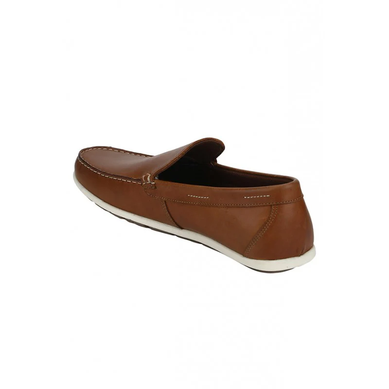 Men Tan Loafers - Image 5